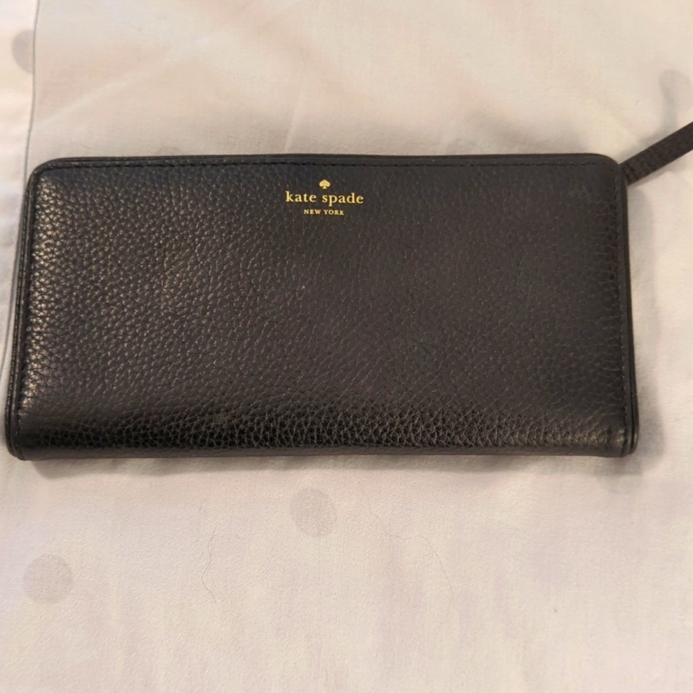 Kate Spade Black Leather Wallet